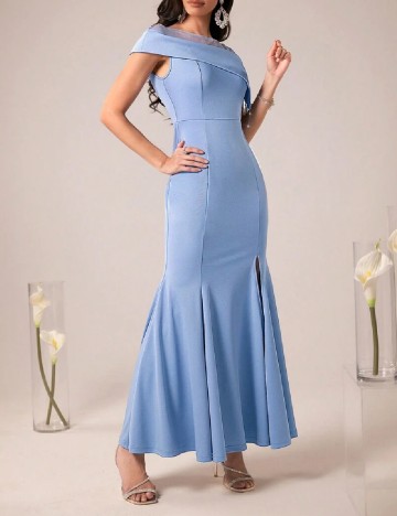 Rochie lunga SHEIN, albastru