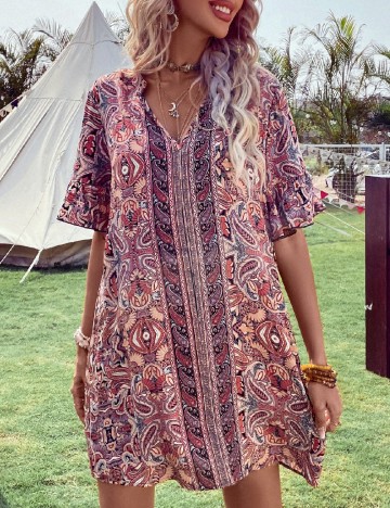 Rochie scurta SHEIN, mix culori
