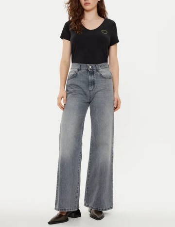 Tricou Pieces, negru