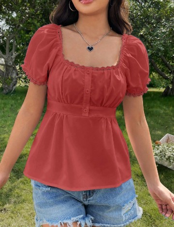 Bluza SHEIN, caramiziu