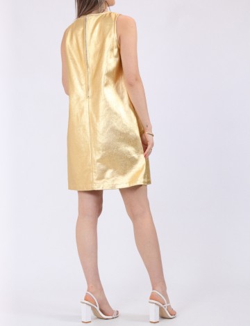 Rochie scurta Pieces, galben