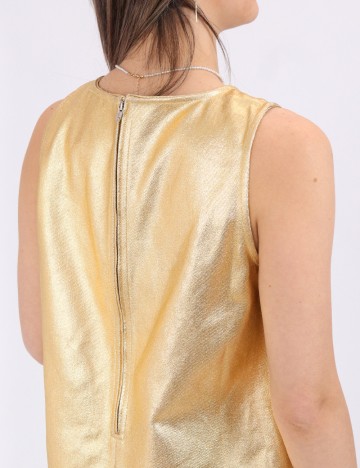 Rochie scurta Pieces, galben