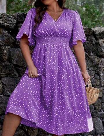 Rochie medie SHEIN CURVE, mov