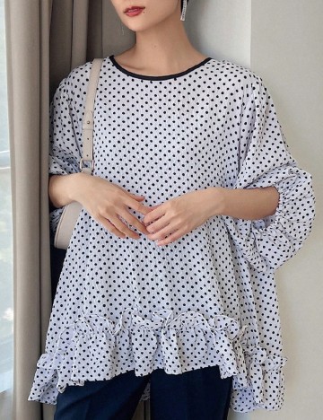 Bluza Friful, alb