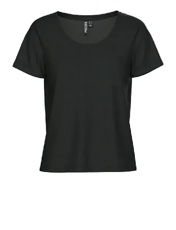 Tricou Pieces, negru Negru