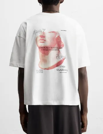 Tricou Zara, alb