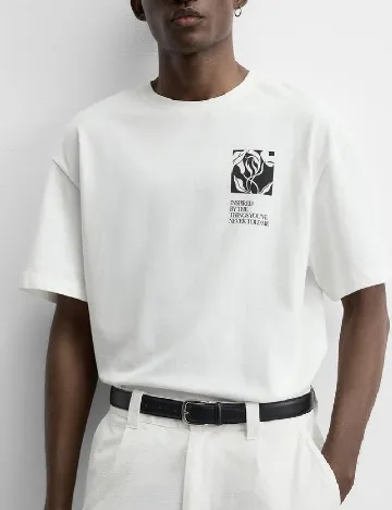 Tricou Zara, alb