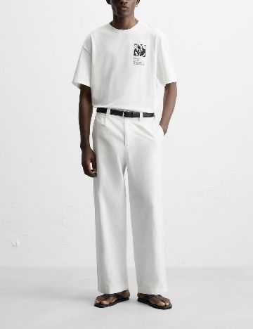 Tricou Zara, alb