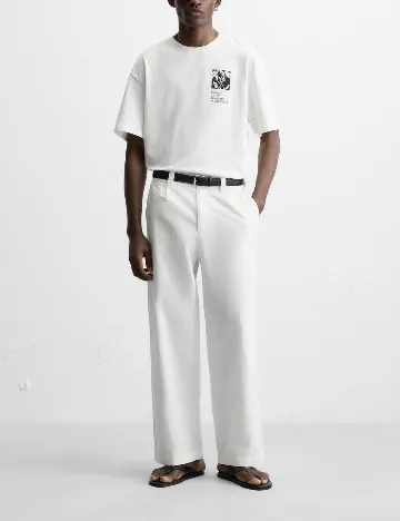 Tricou Zara, alb