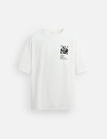 Tricou Zara, alb