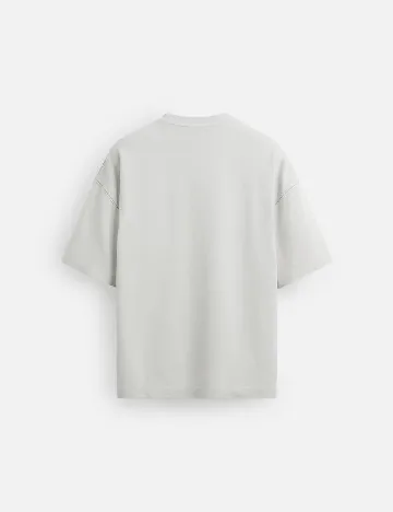 Tricou Zara, gri Gri