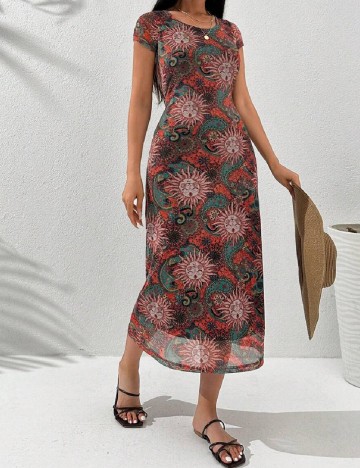 Rochie medie SHEIN, mix culori
