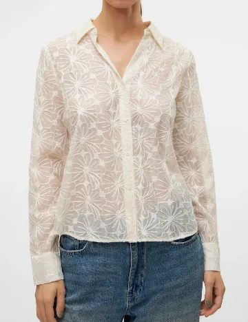 Camasa Vero Moda, crem