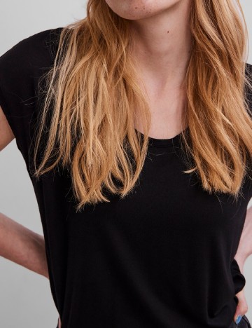 Tricou Pieces, negru