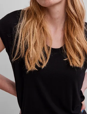 Tricou Pieces, negru