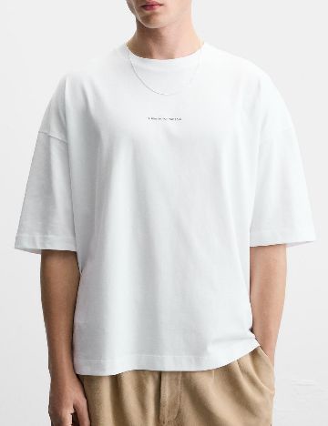Tricou Zara, alb