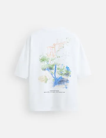 Tricou Zara, alb