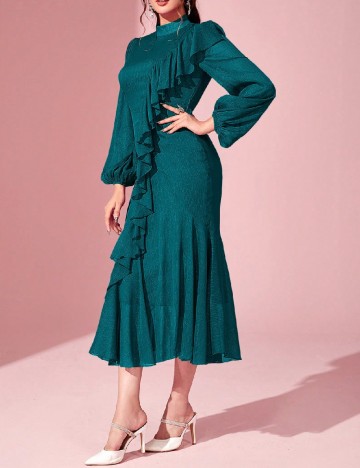 Rochie medie SHEIN, turcoaz