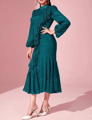 Rochie medie SHEIN, turcoaz