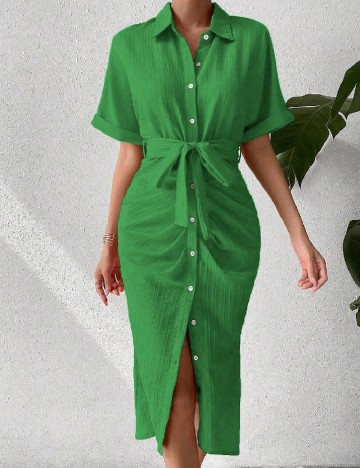 Rochie medie SHEIN, verde