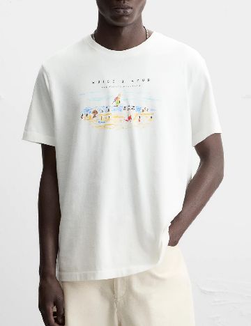 Tricou Zara, alb