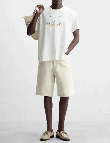 Tricou Zara, alb