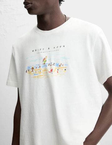 Tricou Zara, alb