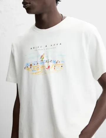 Tricou Zara, alb
