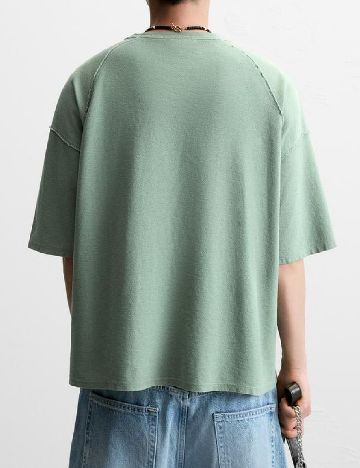 Tricou Oversize Zara, verde