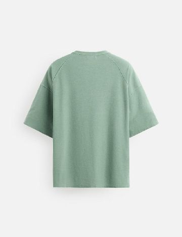 Tricou Oversize Zara, verde