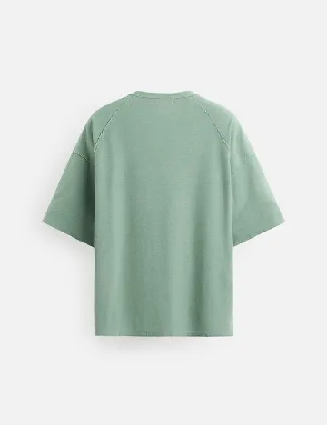 Tricou Oversize Zara, verde