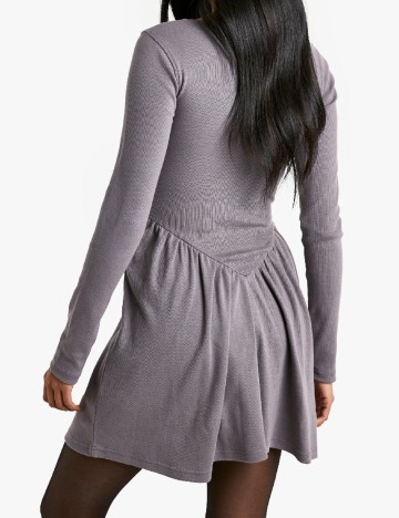 Rochie scurta Boohoo, mov