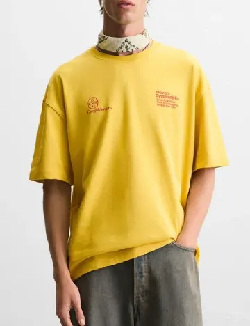 Tricou Zara, mustar