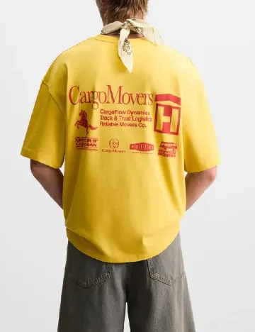Tricou Zara, mustar