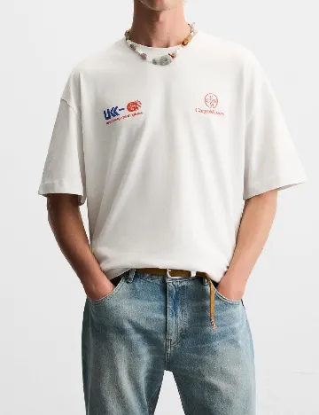 Tricou Zara, gri deschis