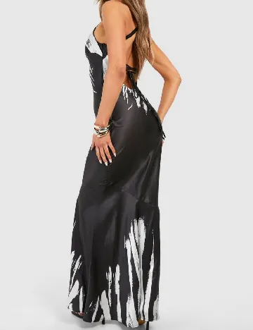 Rochie lunga Boohoo, negru
