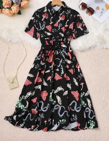 Rochie medie SHEIN, negru