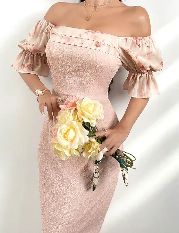 Rochie medie SHEIN, roz