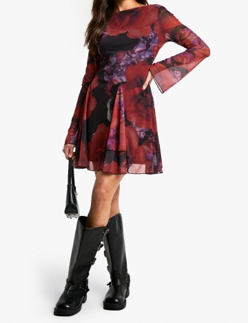 Rochie scurta Boohoo, mix culori