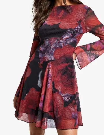 Rochie scurta Boohoo, mix culori