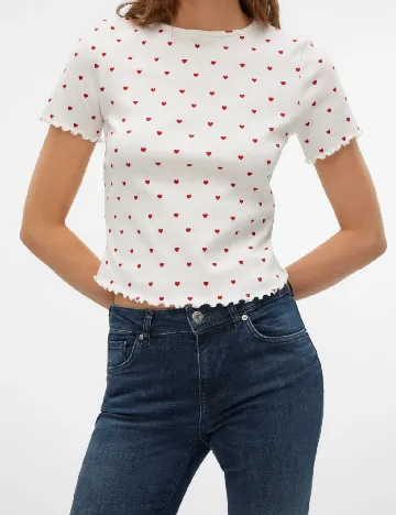 Tricou Something New, alb