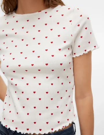 Tricou Something New, alb