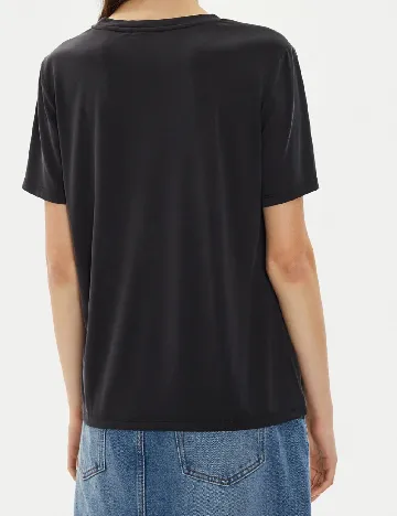 Tricou Pieces, negru Negru