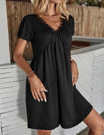 Rochie scurta SHEIN, negru Negru