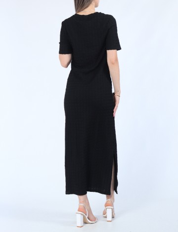 Rochie lunga Pieces, negru