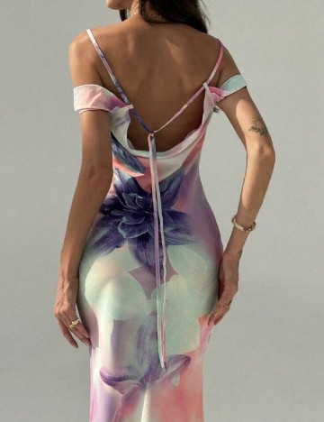 Rochie lunga SHEIN, mix culori