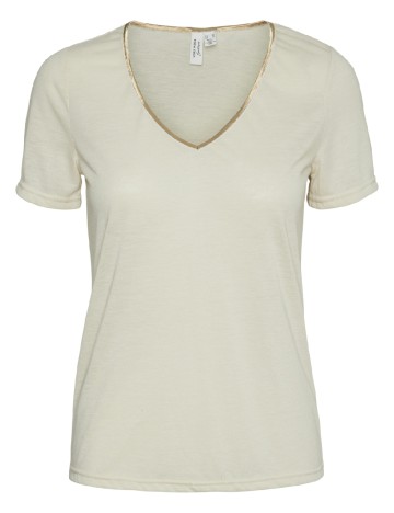 Tricou Vero Moda, crem