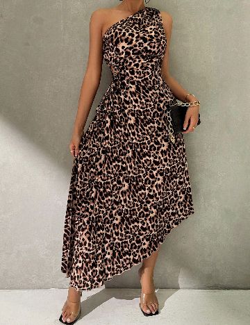 Rochie lunga SHEIN, animal print
