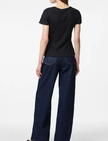 Tricou Pieces, negru