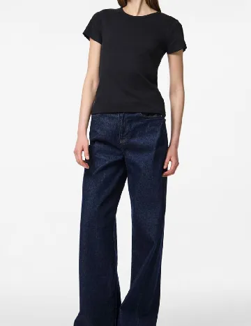 Tricou Pieces, negru